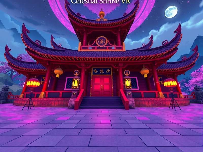 Celestial Shrine VR Temple Environment